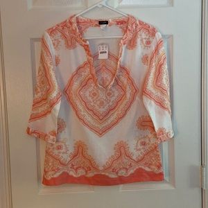 J Crew factory, cotton top, XS, NWT